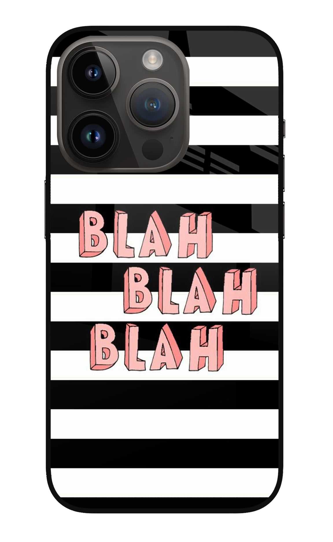 Blah Blah Blah iPhone 14 Pro Back Cover