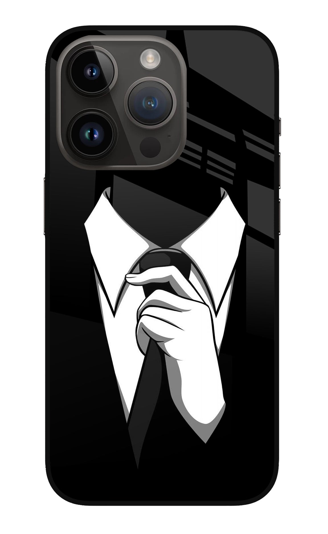 Black Tie iPhone 14 Pro Back Cover