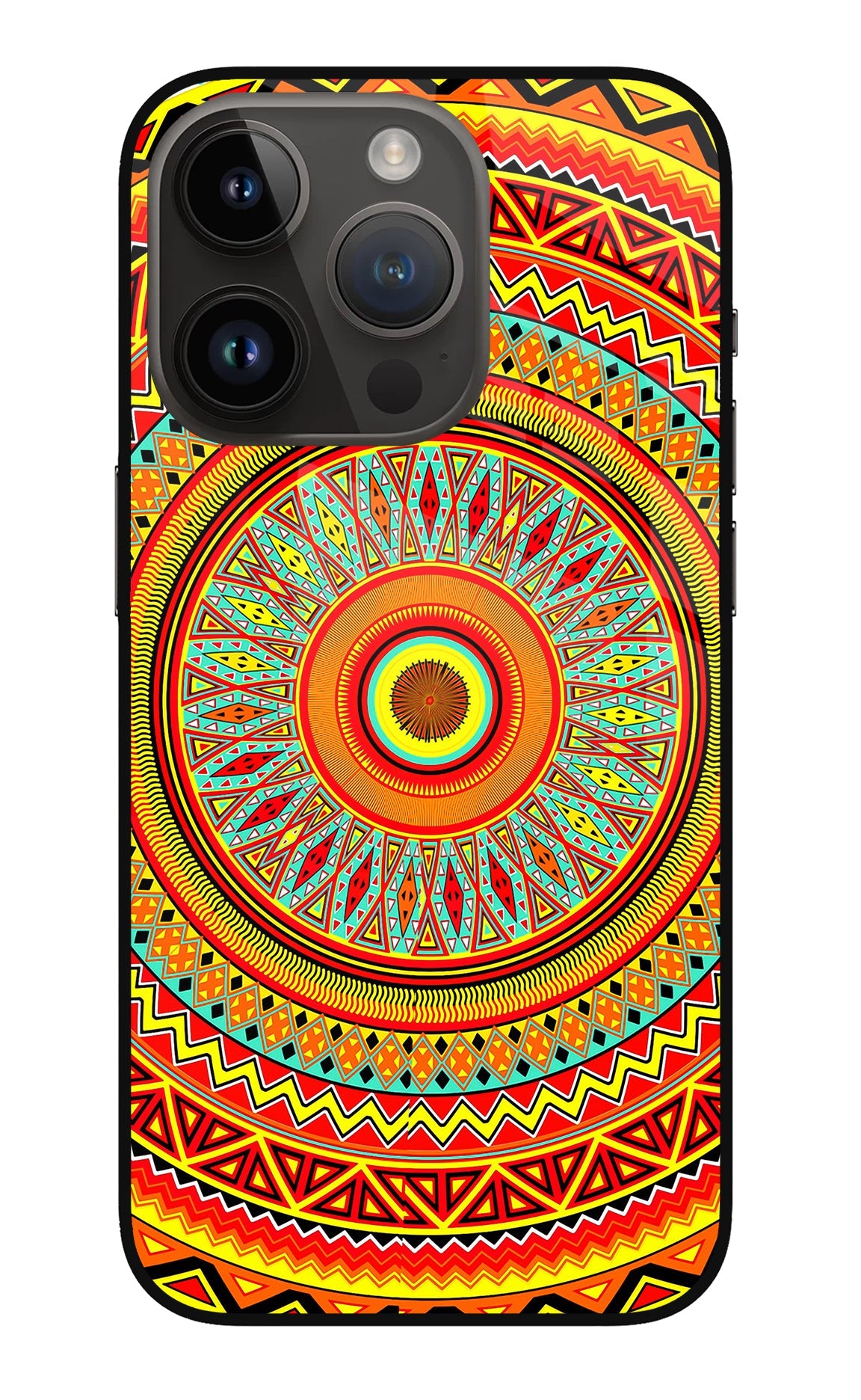 Mandala Pattern iPhone 14 Pro Back Cover