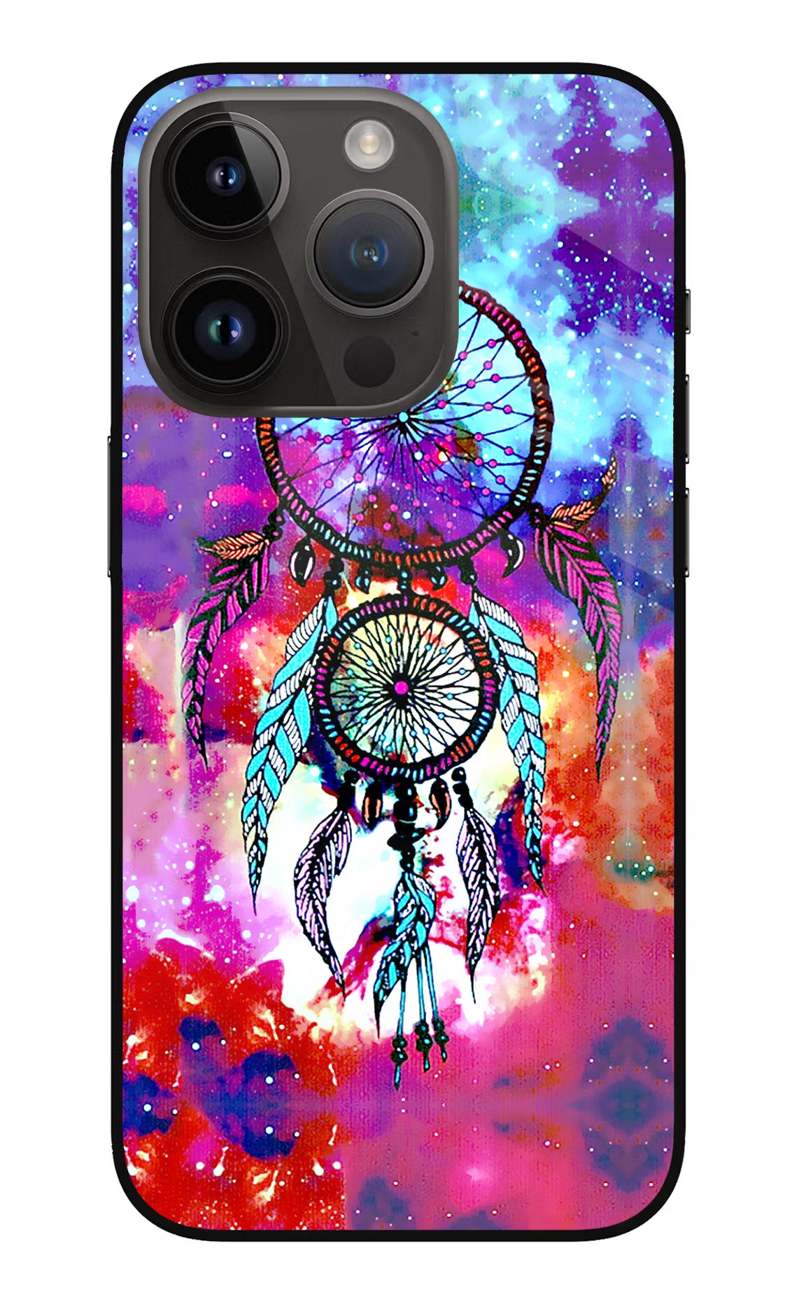 Dream Catcher Abstract iPhone 14 Pro Glass Case Back Cover by Casekaro