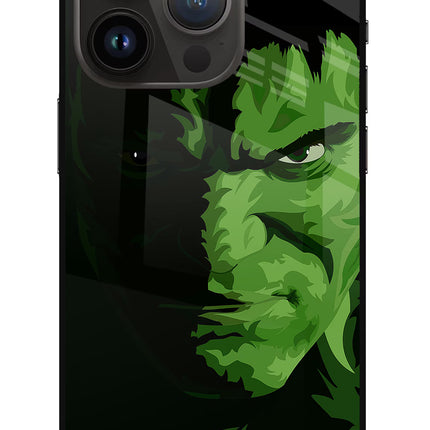 HULK iPhone 14 Pro Glass Case Back Cover by Casekaro