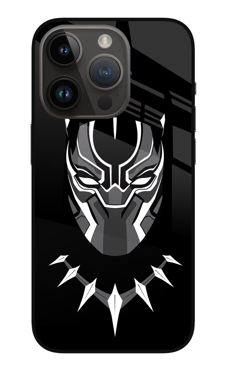Black Panther iPhone 14 Pro Back Cover, Metal case