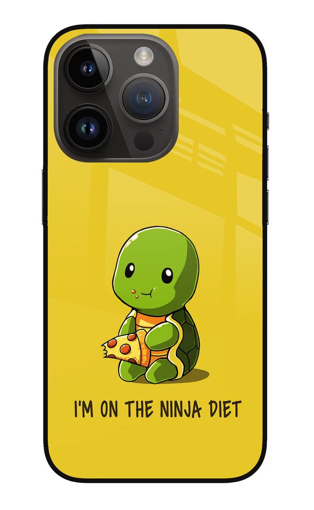 I'm on Ninja Diet iPhone 14 Pro Glass Case
