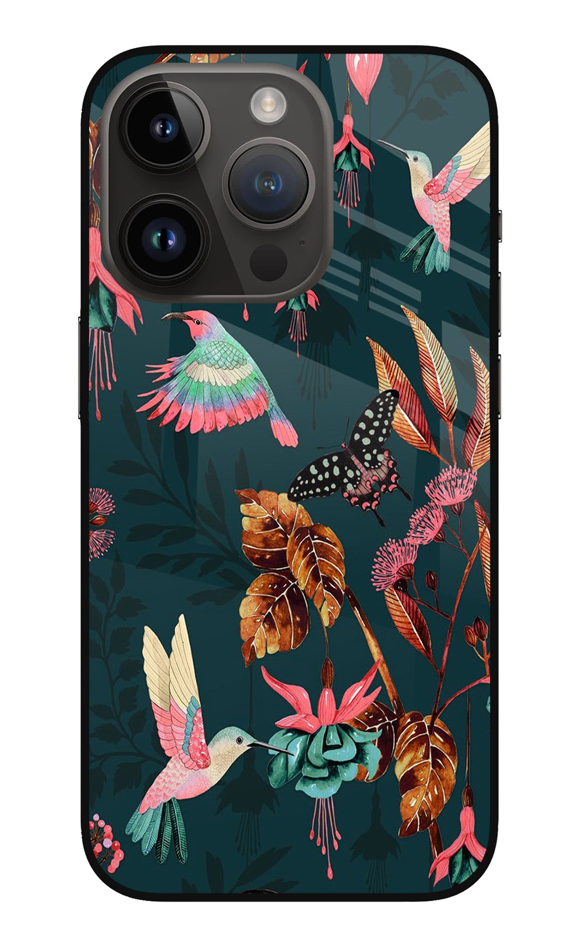 Birds iPhone 14 Pro Glass Case