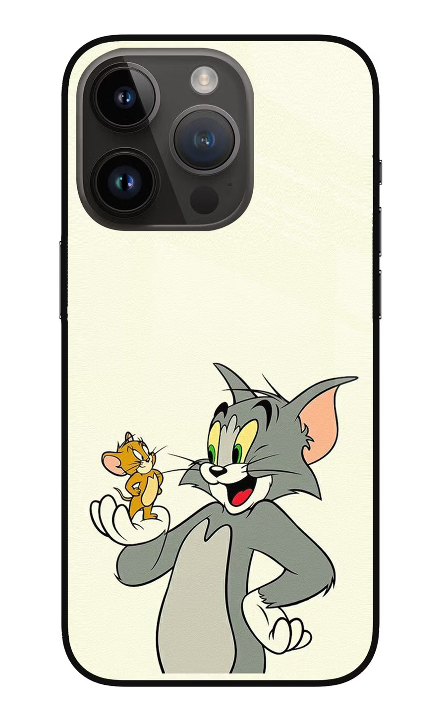 Tom & Jerry iPhone 14 Pro Back Cover, Metal case