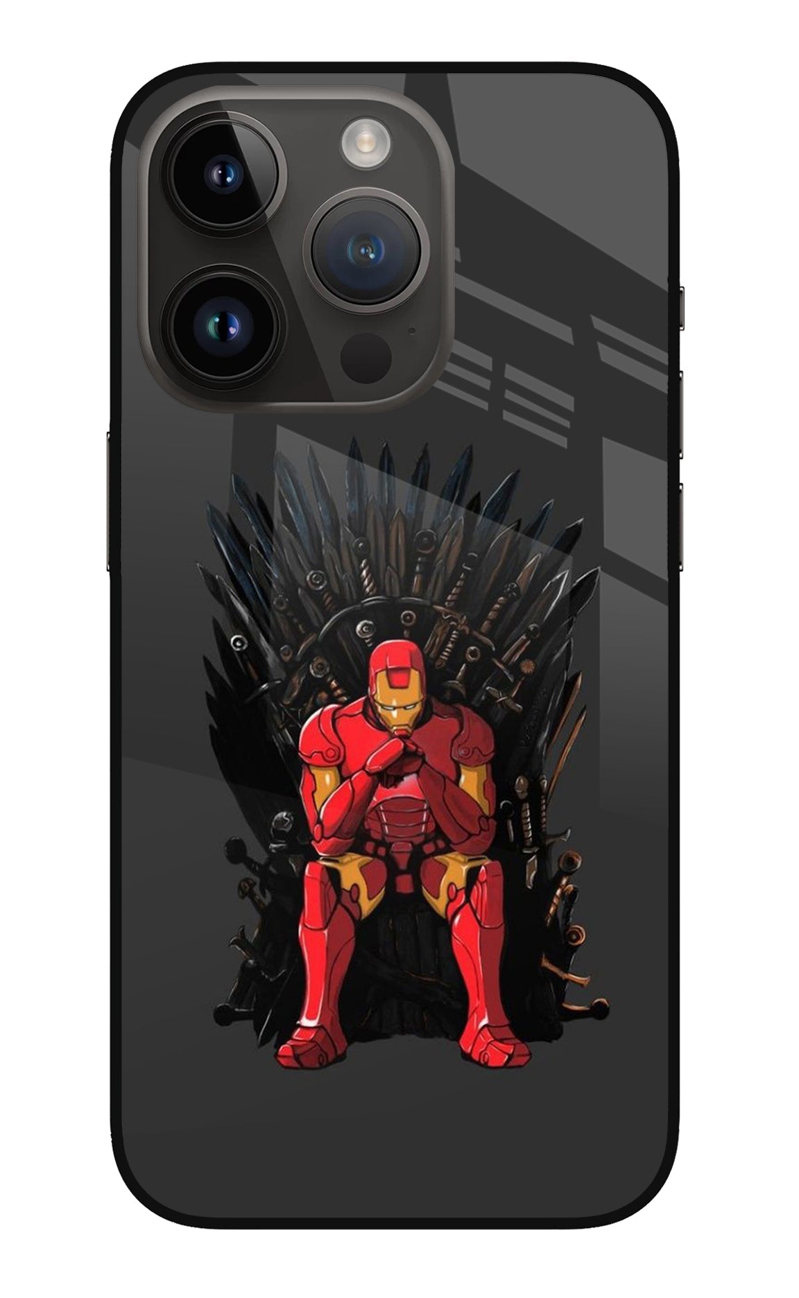 Ironman Throne iPhone 14 Pro Back Cover