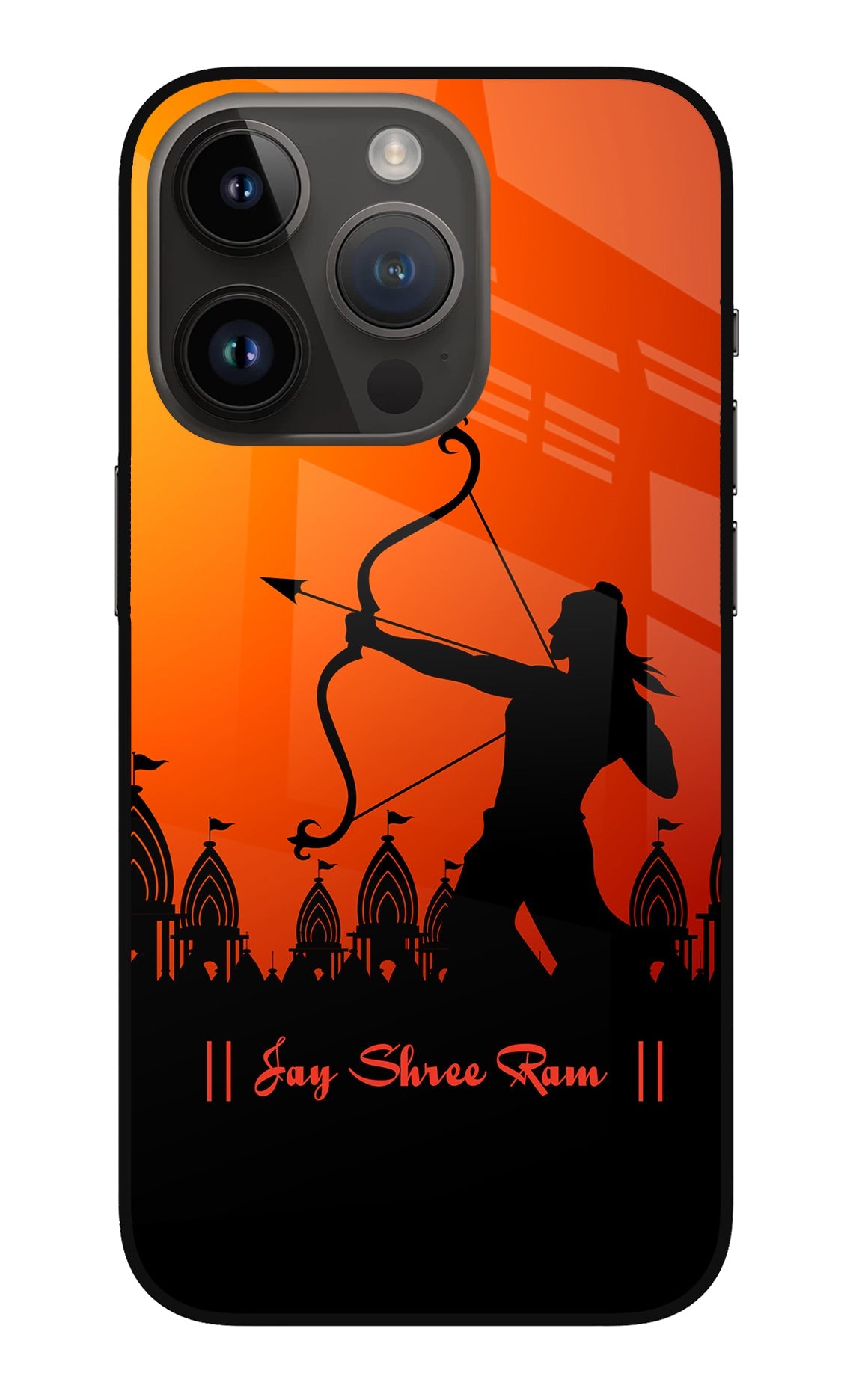 Lord Ram - 4 iPhone 14 Pro Glass Case