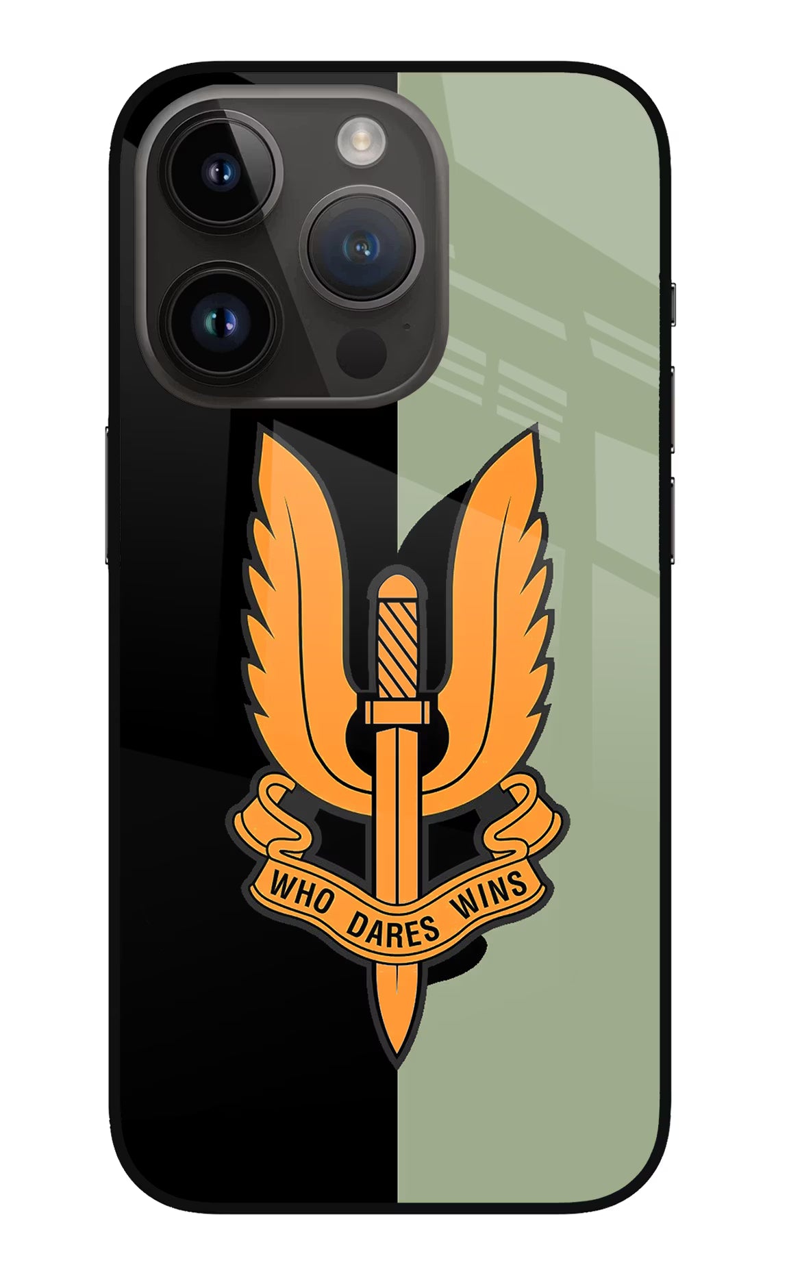 Balidan Logo iPhone 14 Pro Glass Case Back Cover by Casekaro