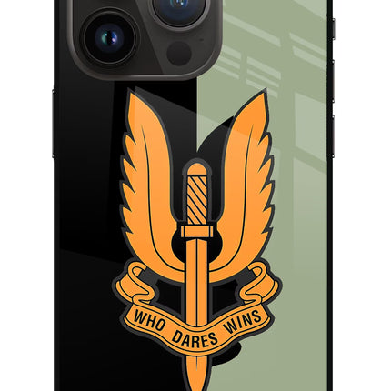 Balidan Logo iPhone 14 Pro Glass Case