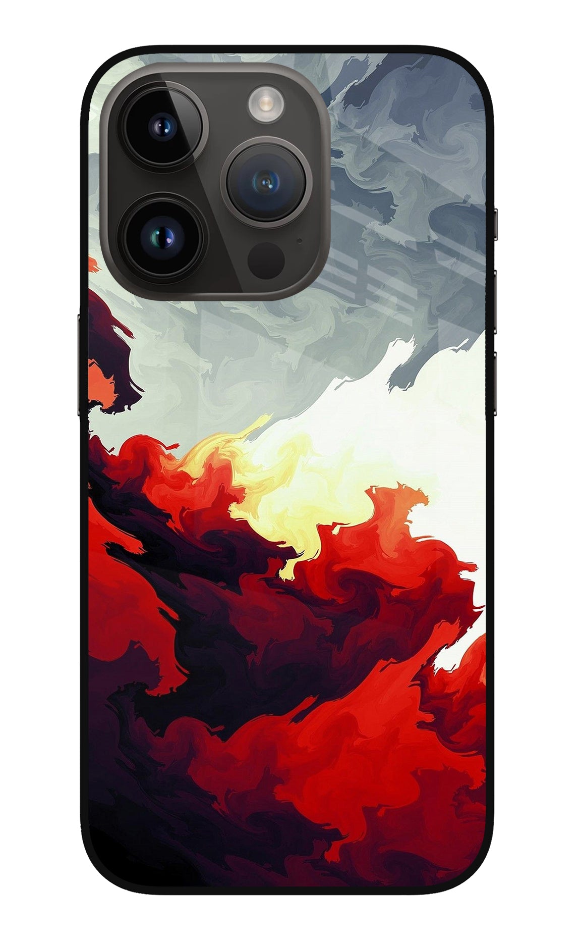 Fire Cloud iPhone 14 Pro Back Cover