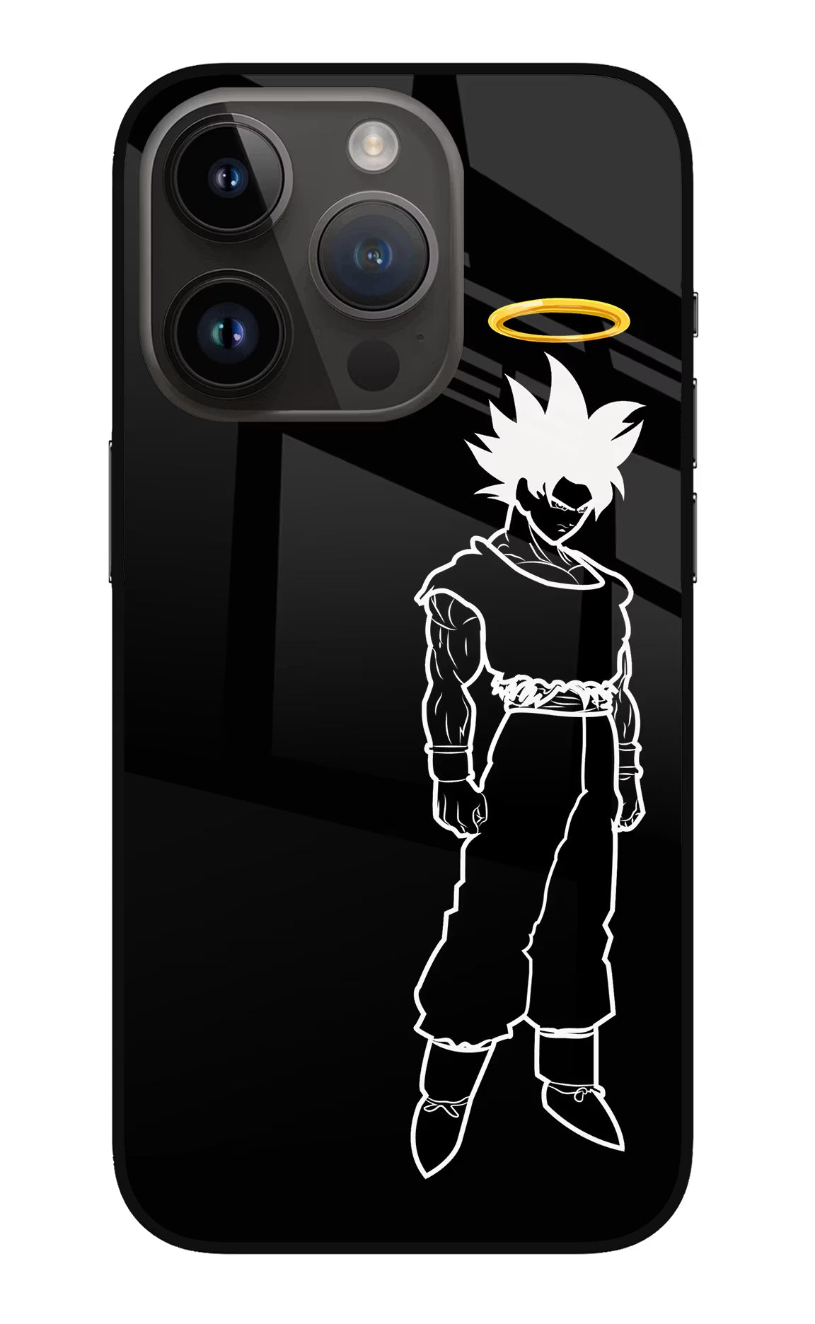DBS Character iPhone 14 Pro Glass Case Back Cover by Casekaro