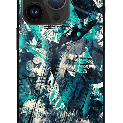 Artwork iPhone 14 Pro Glass Case Back Cover by Casekaro