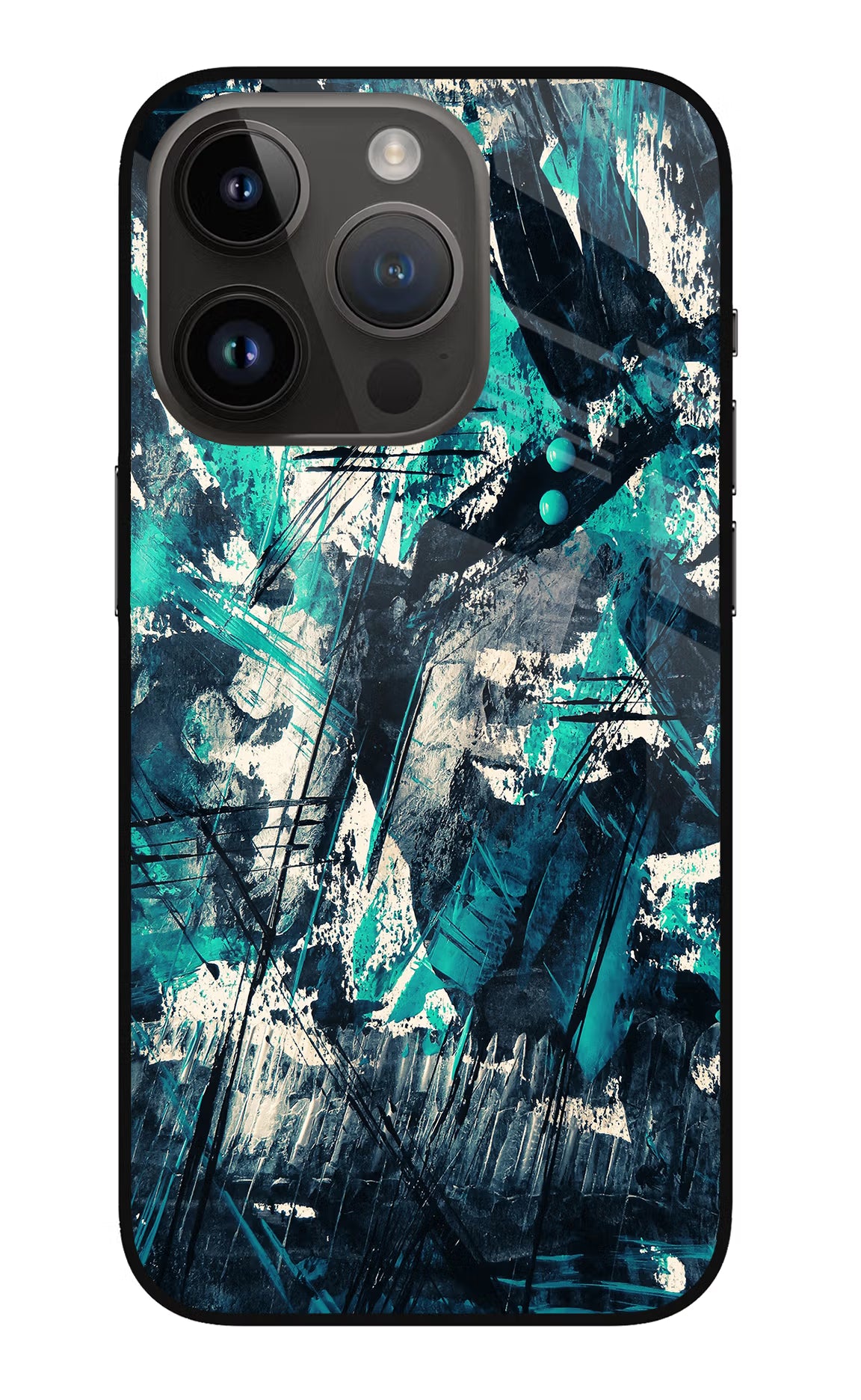 Artwork iPhone 14 Pro Glass Case Back Cover by Casekaro