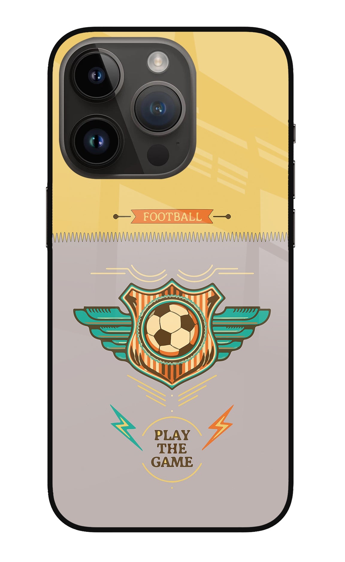 Football iPhone 14 Pro Back Cover