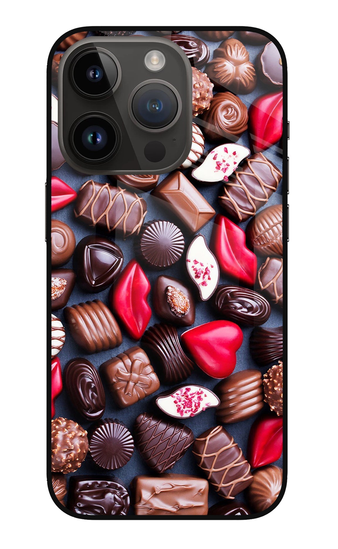 Chocolates iPhone 14 Pro Glass Case