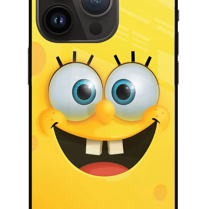 Sponge 1 iPhone 14 Pro Glass Case Back Cover by Casekaro