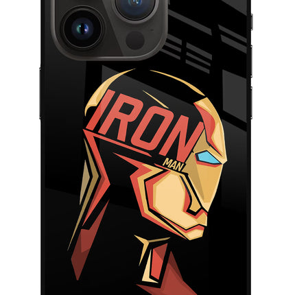 IronMan iPhone 14 Pro Glass Case Back Cover by Casekaro