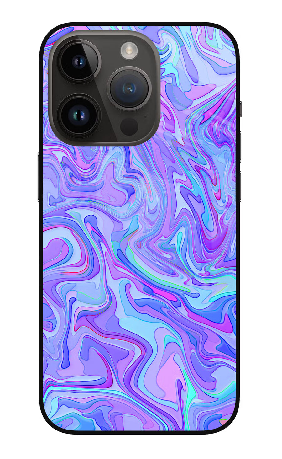 Glitter iPhone 14 Pro Back Cover, Metal case