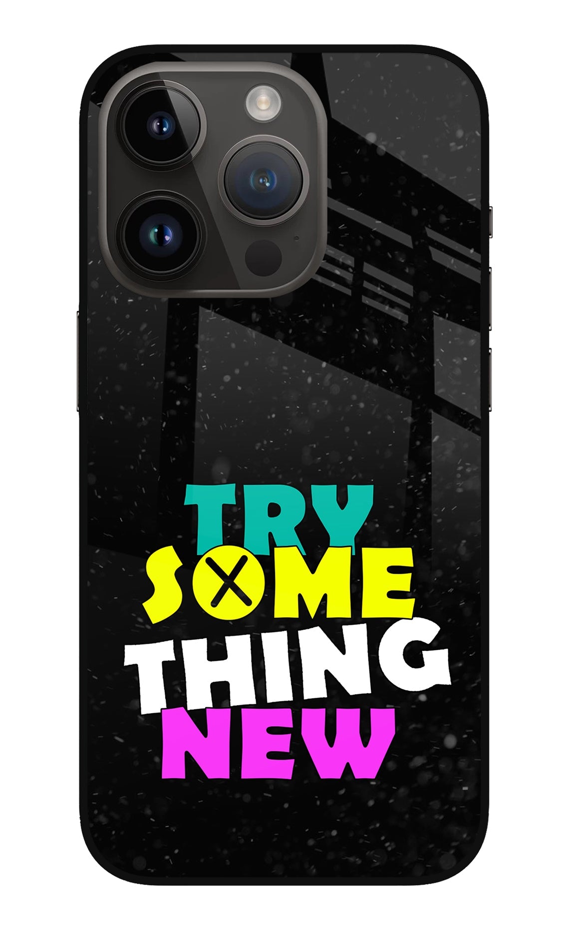 Try Something New iPhone 14 Pro Back Cover