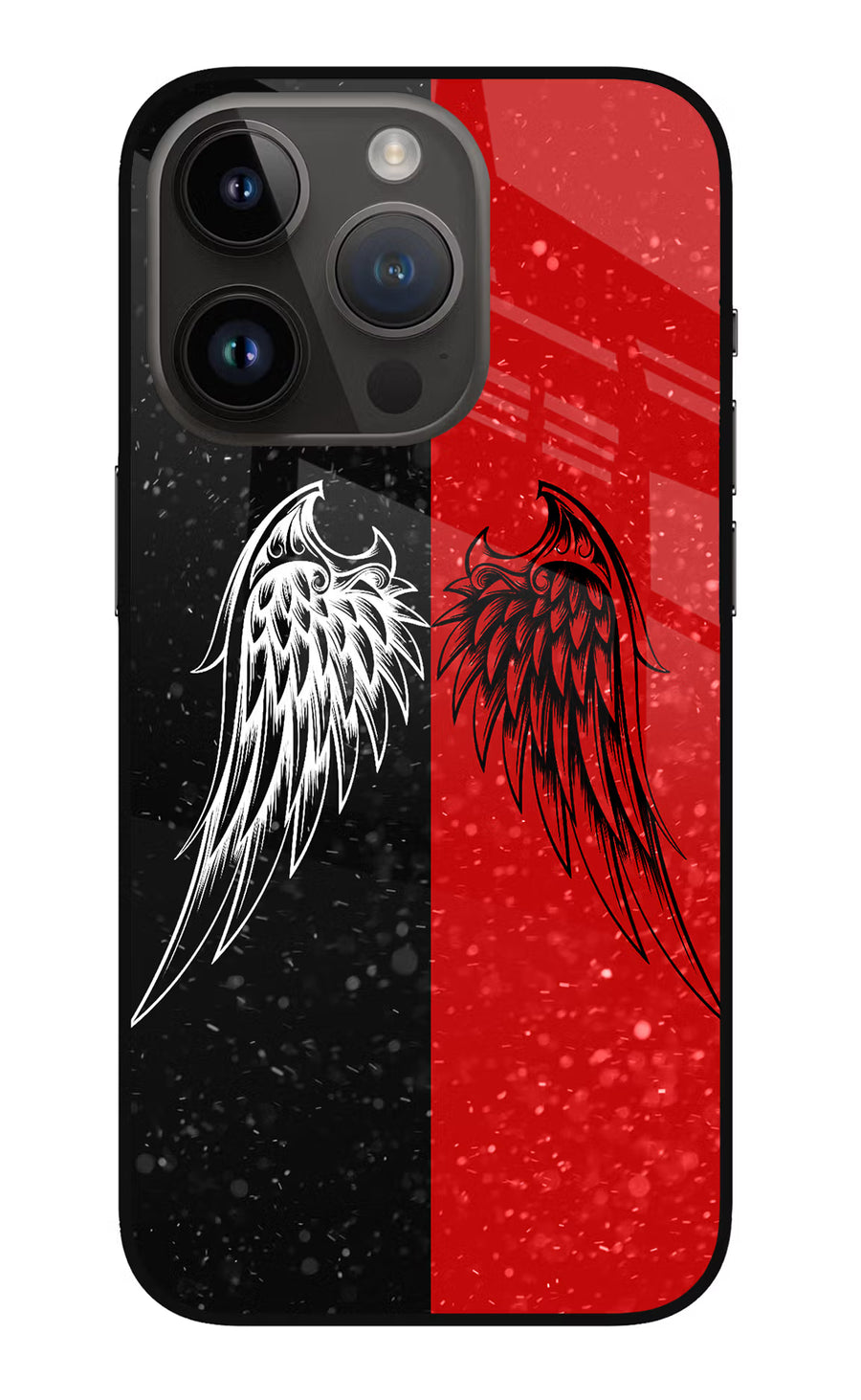 Wings iPhone 14 Pro Back Cover, Metal case