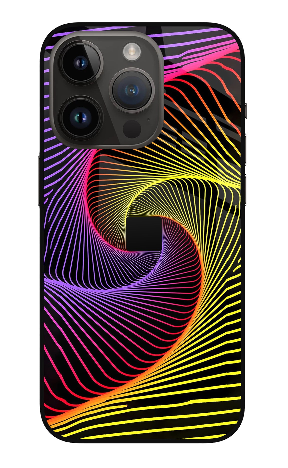 Colorful Strings iPhone 14 Pro Back Cover