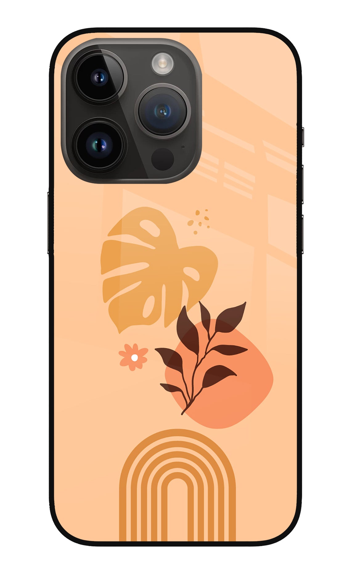 Bohemian Art iPhone 14 Pro Glass Case