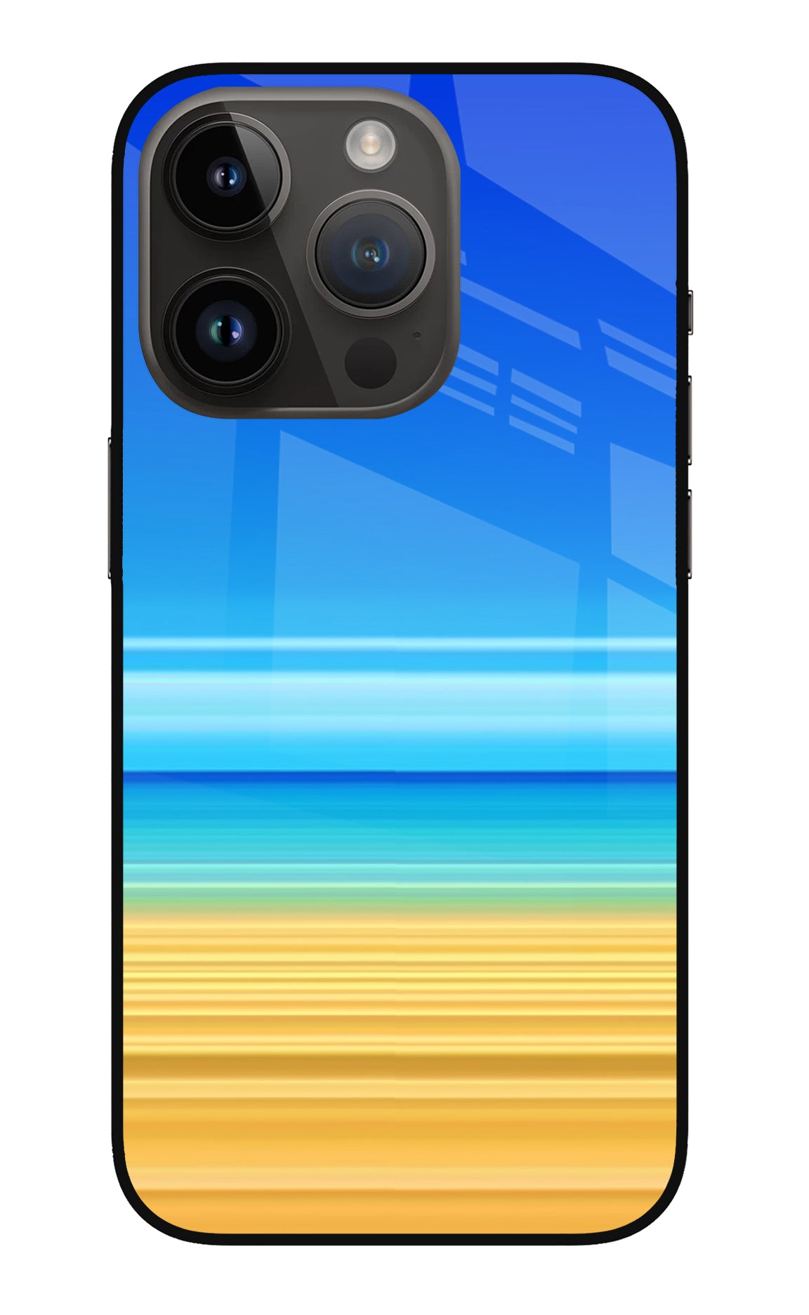 Beach Art iPhone 14 Pro Glass Case