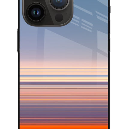 Morning Colors iPhone 14 Pro Glass Case Back Cover by Casekaro