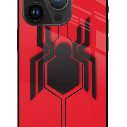 Spider iPhone 14 Pro Glass Case Back Cover by Casekaro