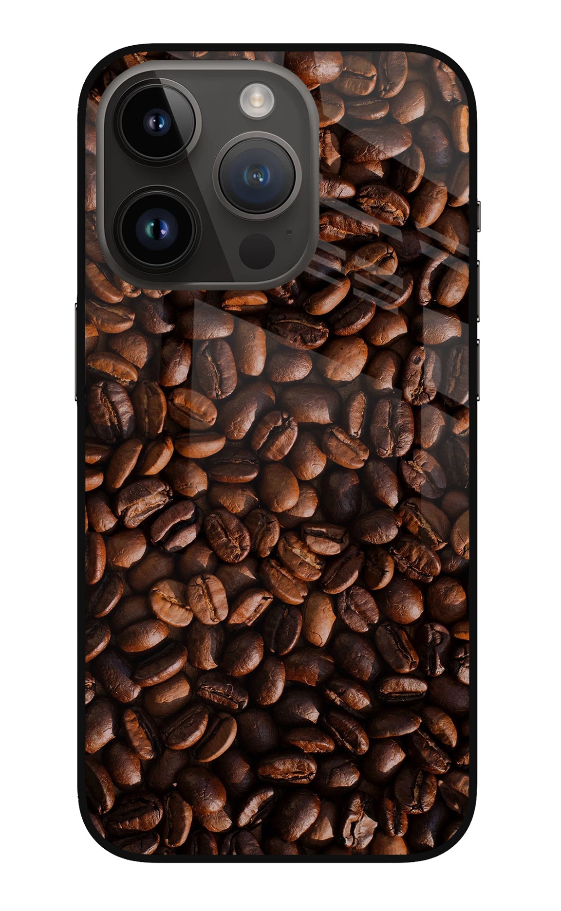 Coffee Beans iPhone 14 Pro Glass Case