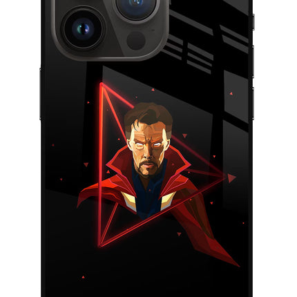 Doctor Ordinary iPhone 14 Pro Glass Case Back Cover by Casekaro