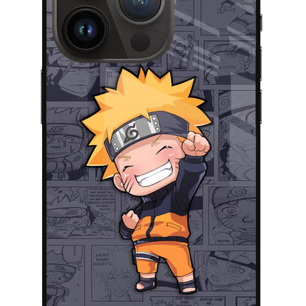 Chota Naruto iPhone 14 Pro Glass Case