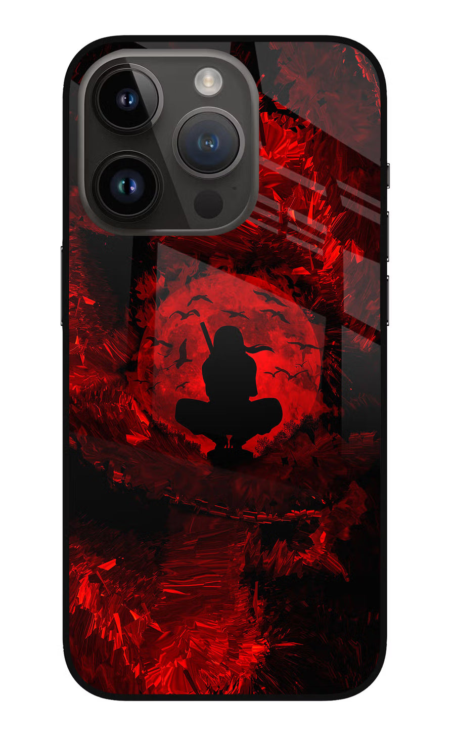 Itachi Uchiha iPhone 14 Pro Back Cover, Metal case