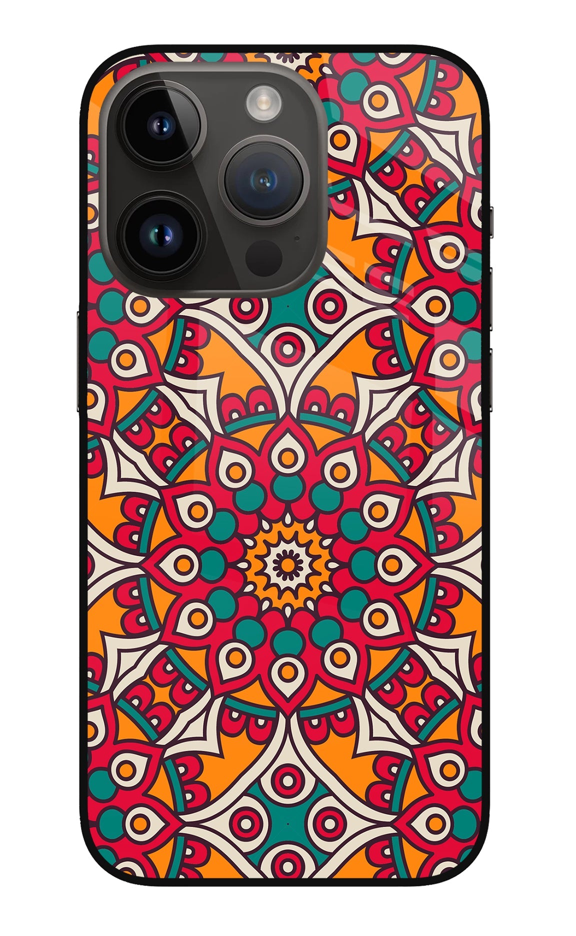 Mandala Art iPhone 14 Pro Back Cover