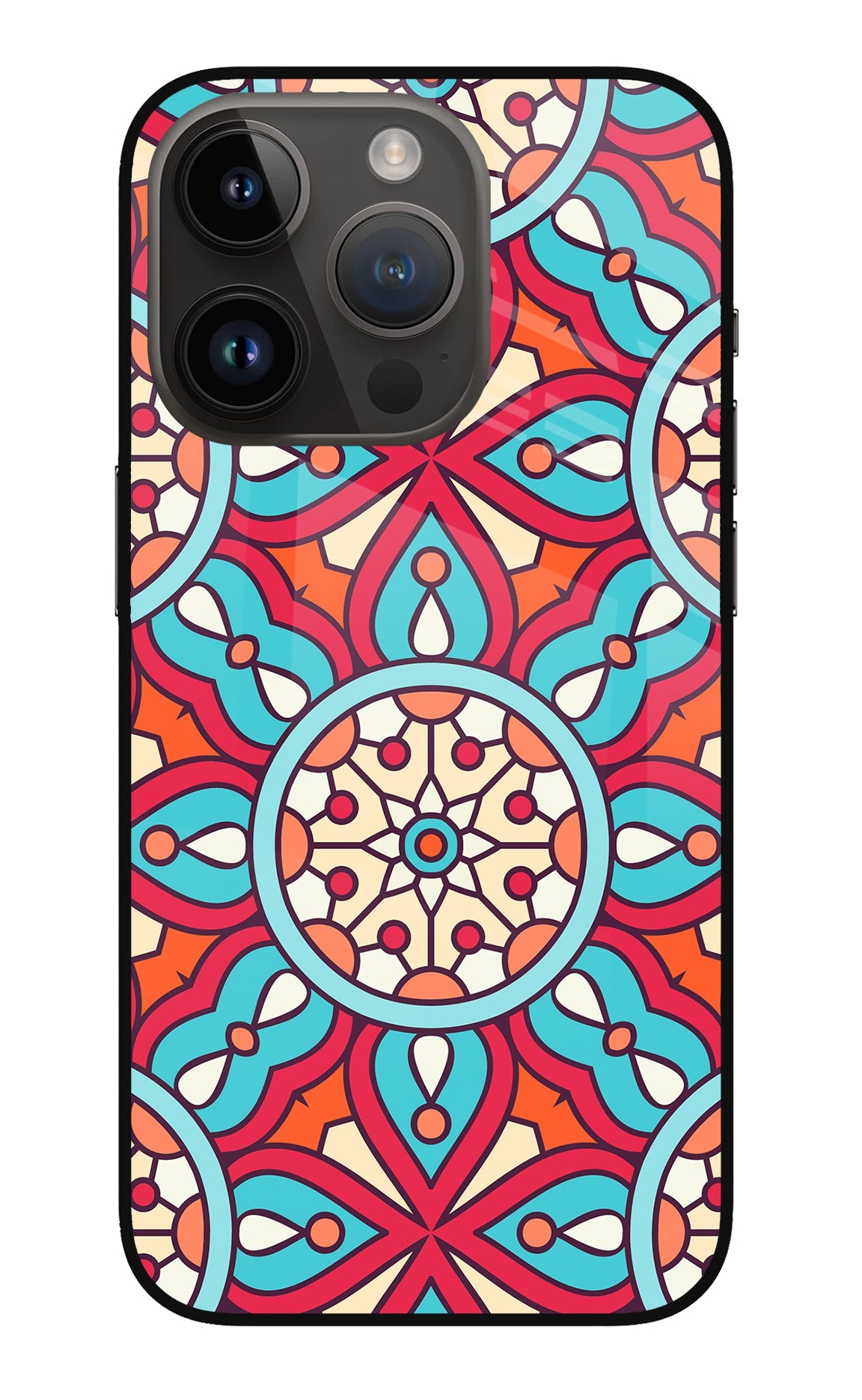 Mandala Geometric iPhone 14 Pro Back Cover