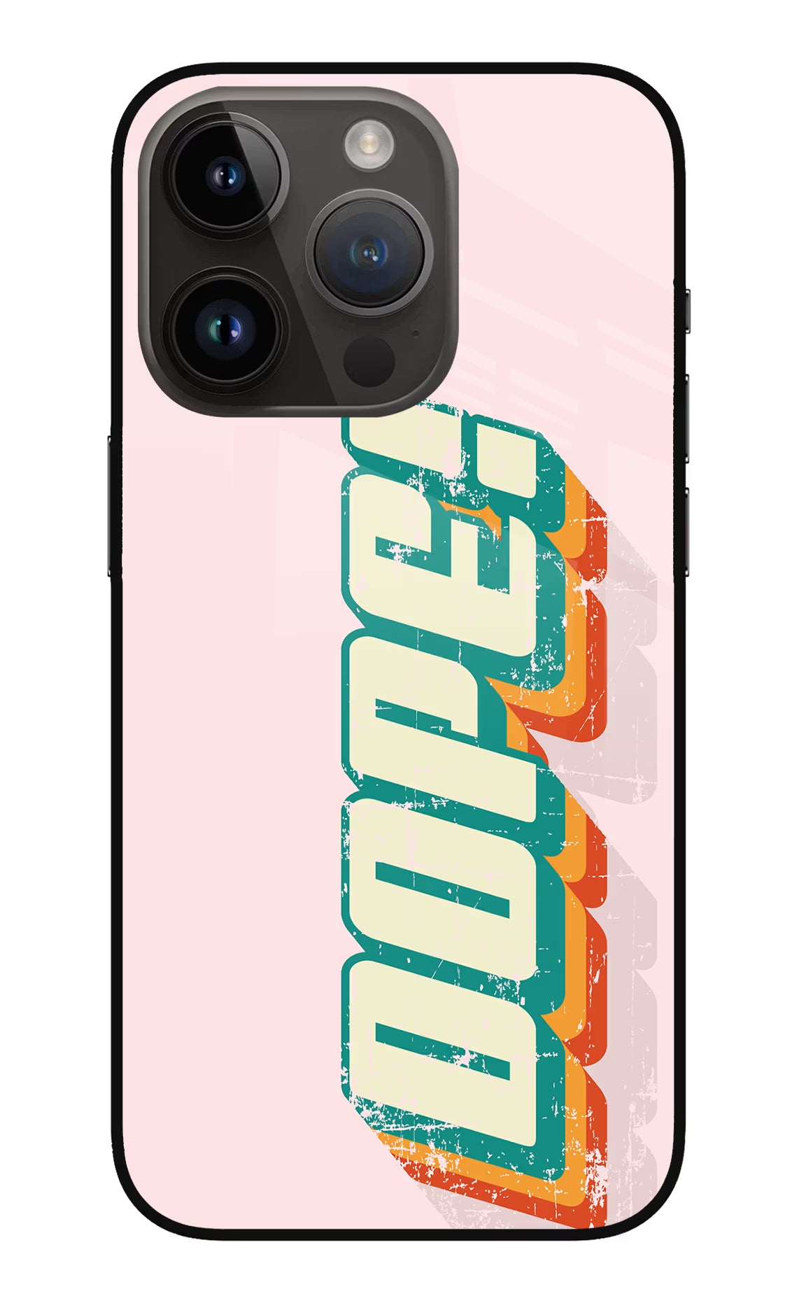 Dope iPhone 14 Pro Glass Case Back Cover by Casekaro