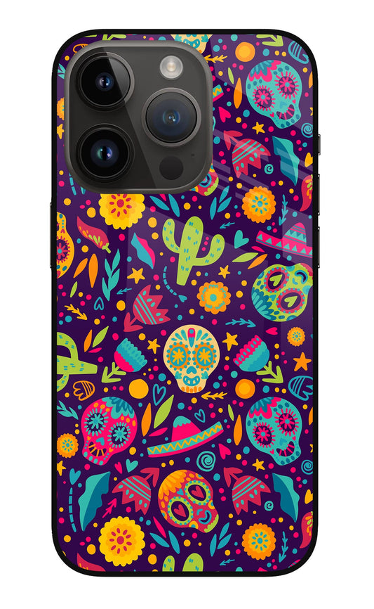 Mexican Design iPhone 14 Pro Glass Case