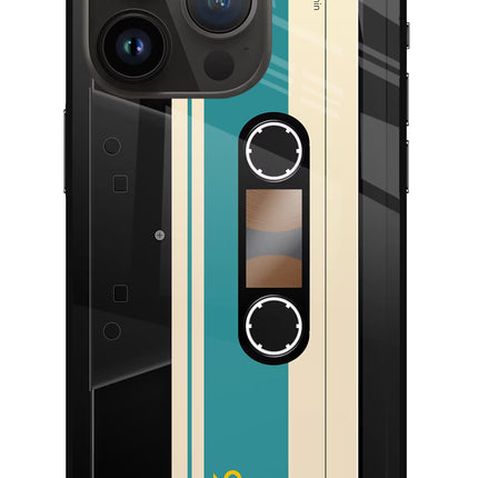 Cassette iPhone 14 Pro Glass Case Back Cover by Casekaro