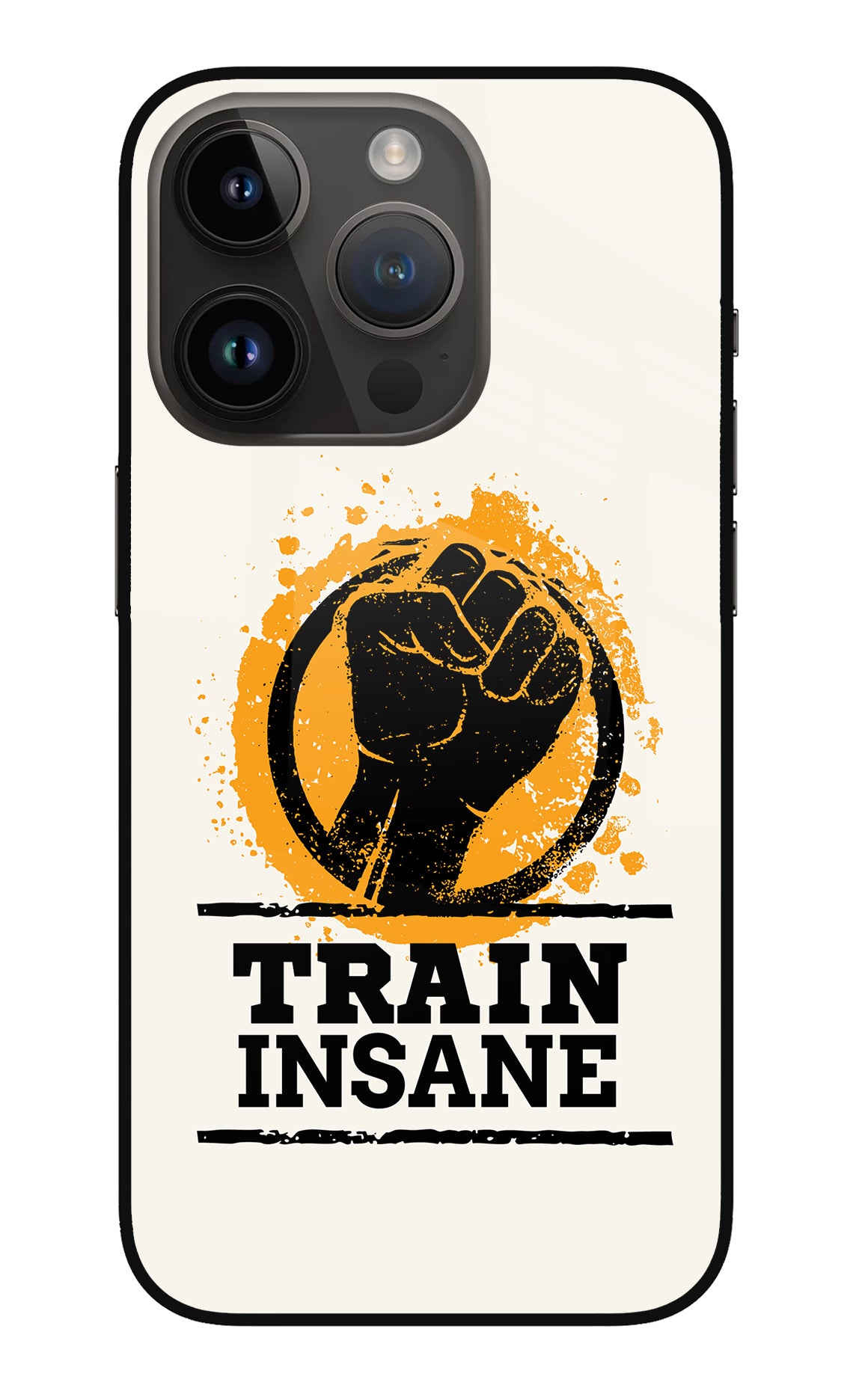 Train Insane iPhone 14 Pro Back Cover