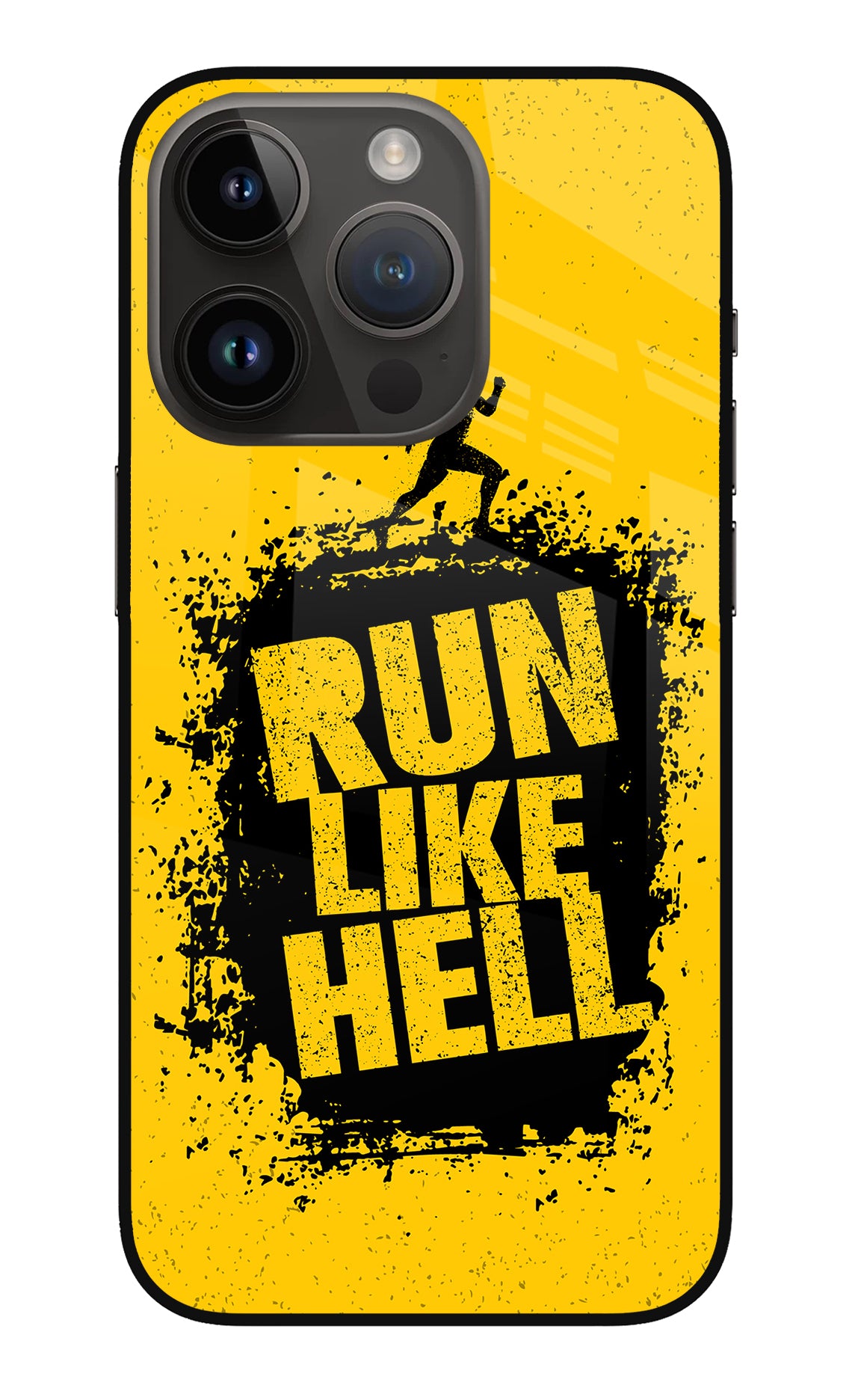 Run Like Hell iPhone 14 Pro Back Cover
