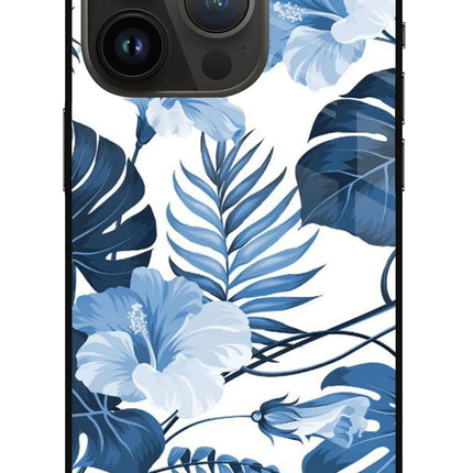 Fabric Art iPhone 14 Pro Glass Case