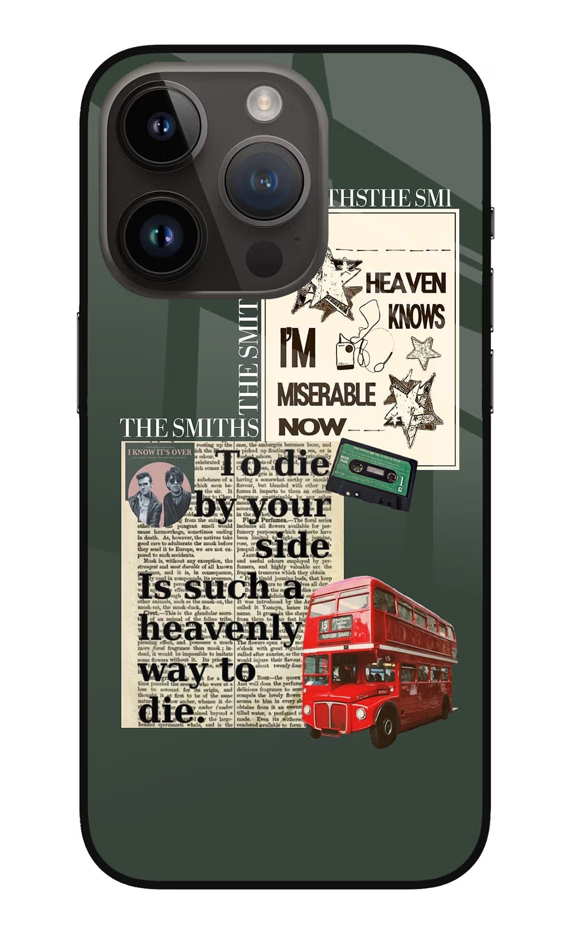 The Smiths iPhone 14 Pro Glass Case Back Cover by Casekaro