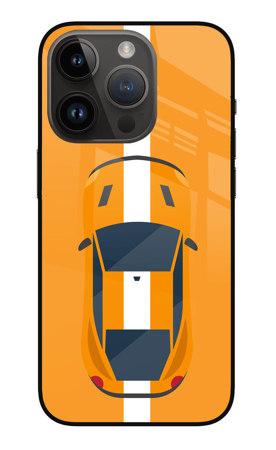 Highway Pursuit iPhone 14 Pro Back Cover, Metal case