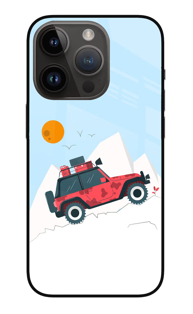Mountain Trail Beast iPhone 14 Pro Glass Case