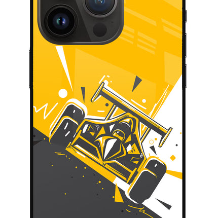 Track King iPhone 14 Pro Glass Case