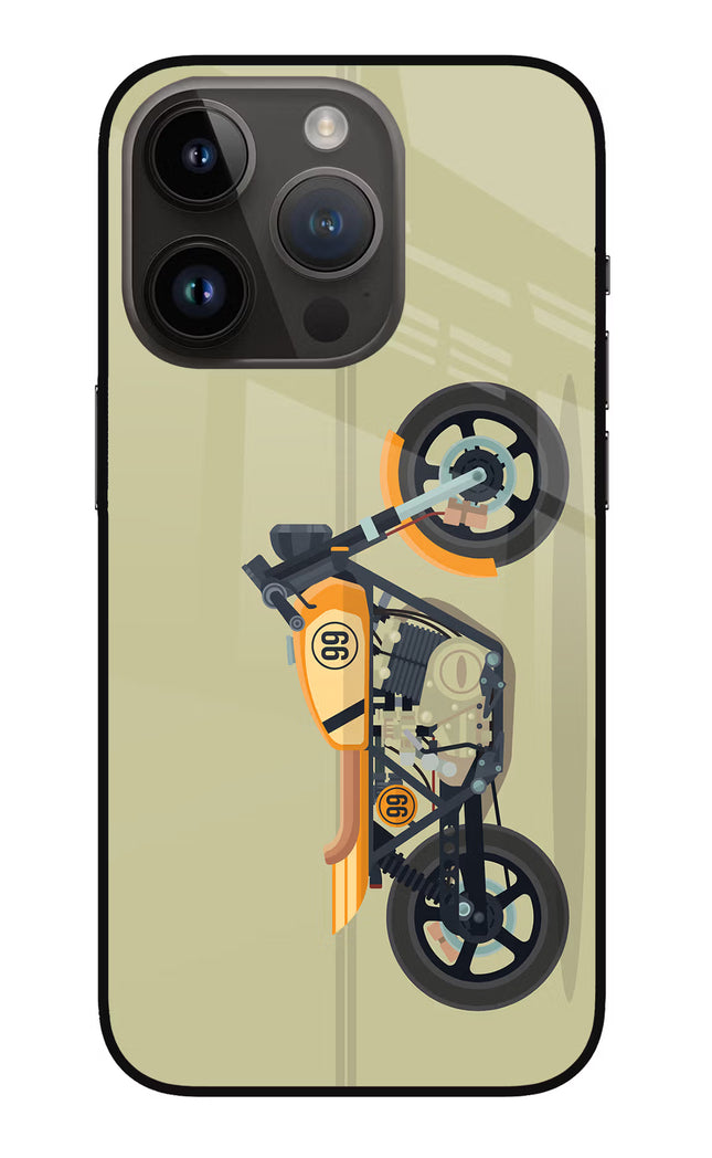 Vertical Speedster iPhone 14 Pro Glass Case