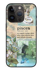 Pisces Zodiac iPhone 14 Pro Glass Case