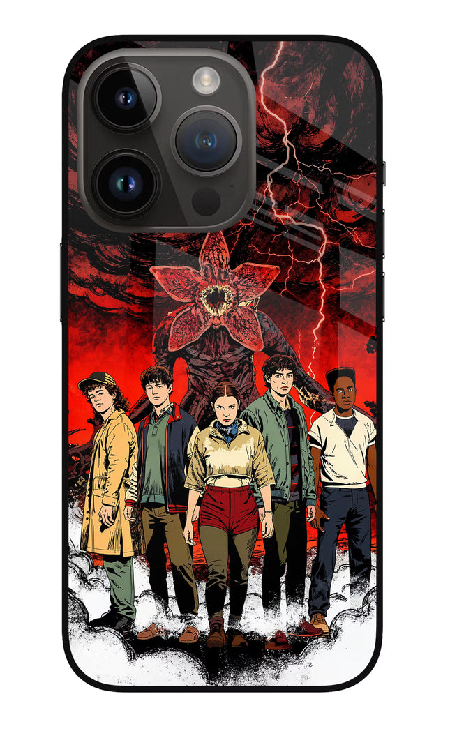 Ordinary Things Characters iPhone 14 Pro Glass Case