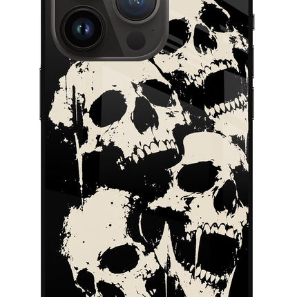 Dead Stack iPhone 14 Pro Glass Case Back Cover by Casekaro