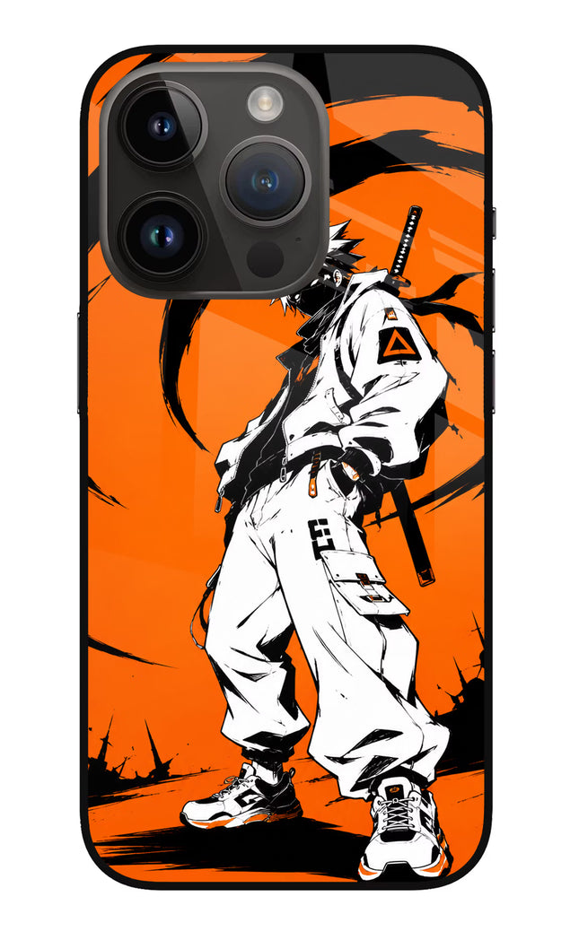 Street Samurai  iPhone 14 Pro Glass Case